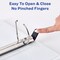 Avery 3" Heavy-Duty View 3 Ring Binders, One Touch Slant Rings, 700-Sheet Capacity, White, 4 Pack (79745)